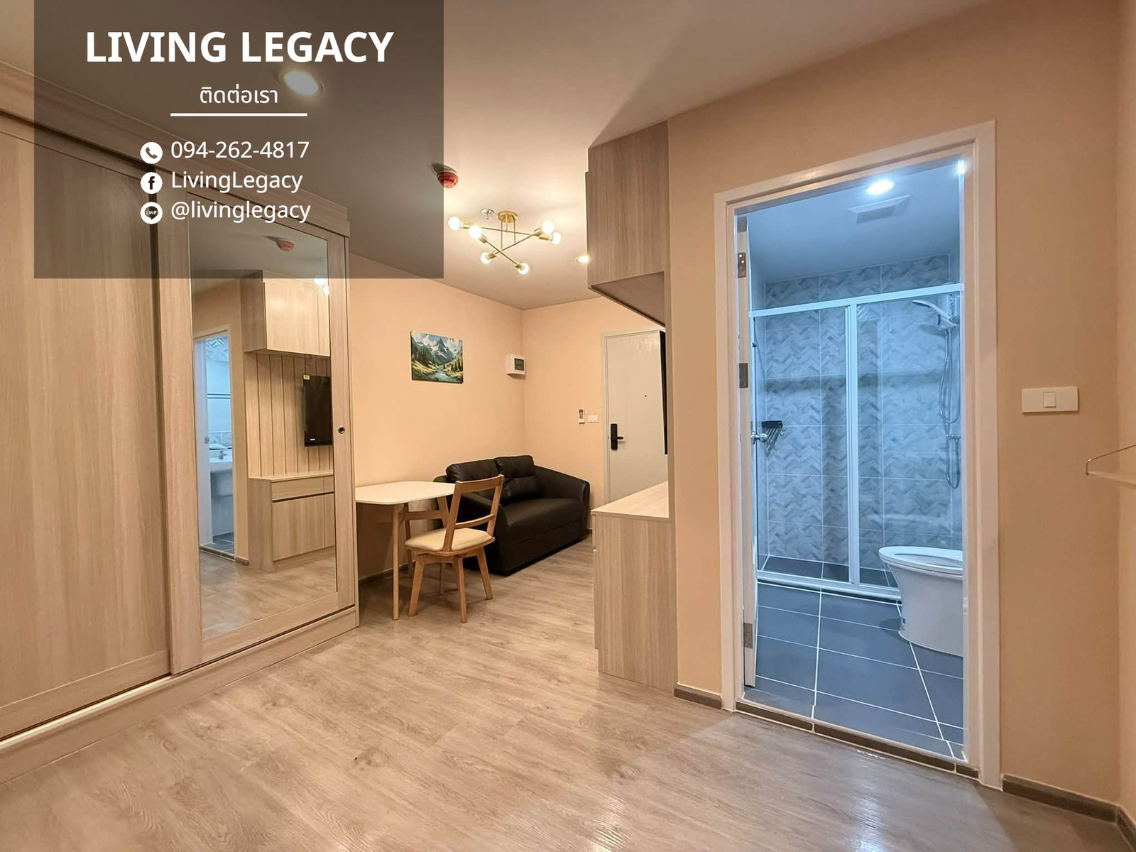 TMDQQ1 เช่าด่วน คอนโด Regent Home Bangna 28 ตร.ม. | ชั้น 27 | 1 ห้องนอน | 1 ห้องน้ำ 11,000 บาท/เดือน line id : @livinglegacy – รูปที่ 3