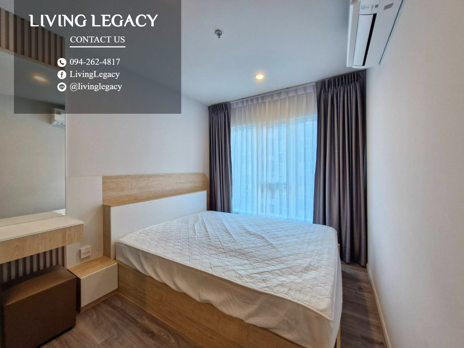 TMOKT1 เช่าด่วน คอนโด Regent Home Bangna 28 ตร.ม. | ชั้น 29 ตึก A | 1 นอน 1 น้ำ พร้อมเฟอร์ฯ 10,500 บาท/เดือน LINE: @livinglegacy – รูปที่ 2