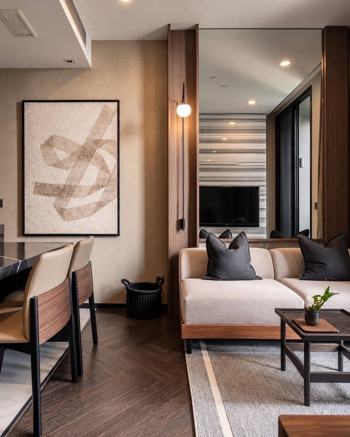 For Rent • The Esse Sukhumvit 36 • Designer Interior | 1 Bedroom | 38 SQ.M. | Floor 12A | East-Facing | Tel./Line 0889797878 – รูปที่ 2