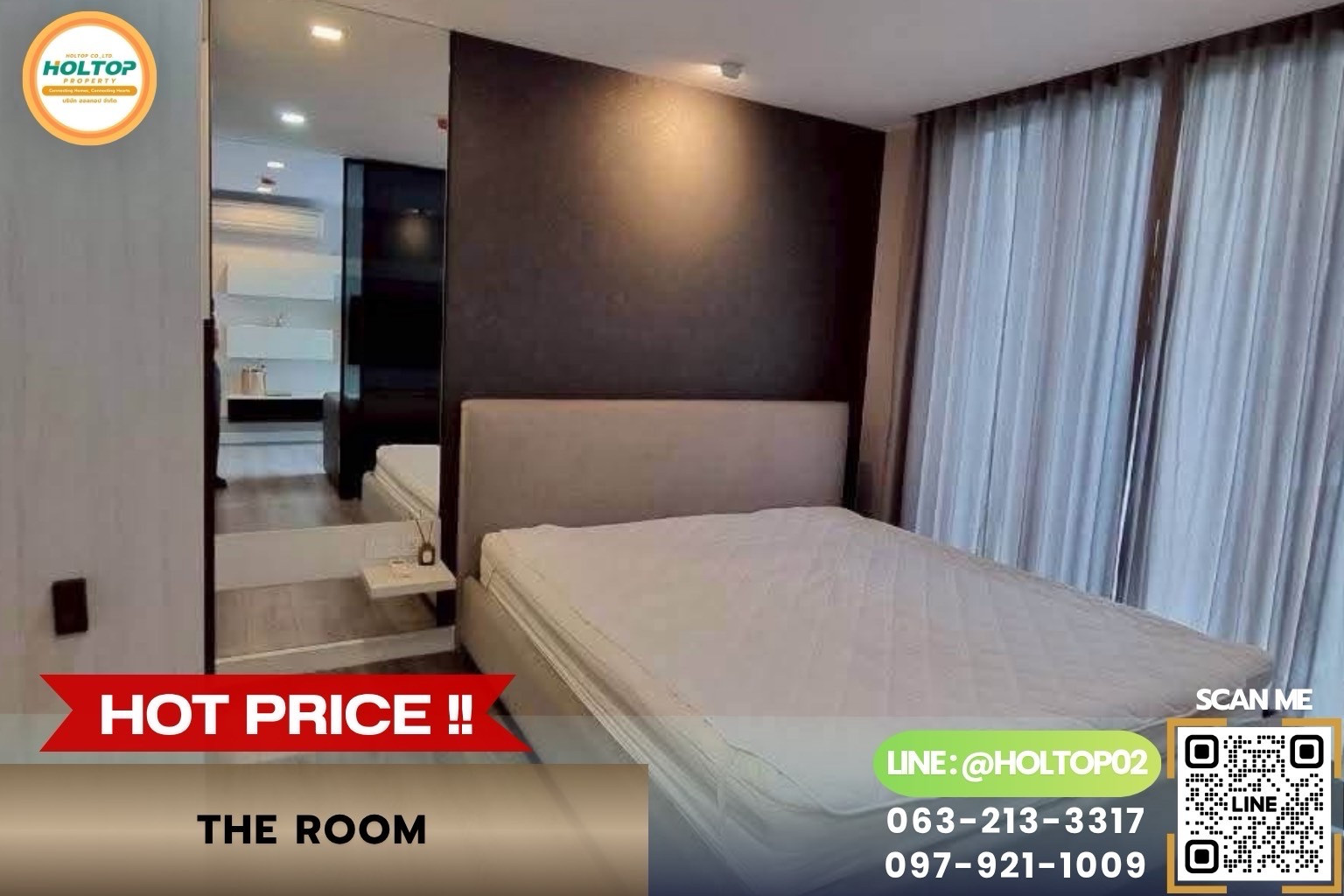 #L1534 ให้เช่าคอนโด เดอะรูมสุขุมวิท 40 (The Room Sukhumvit 40)