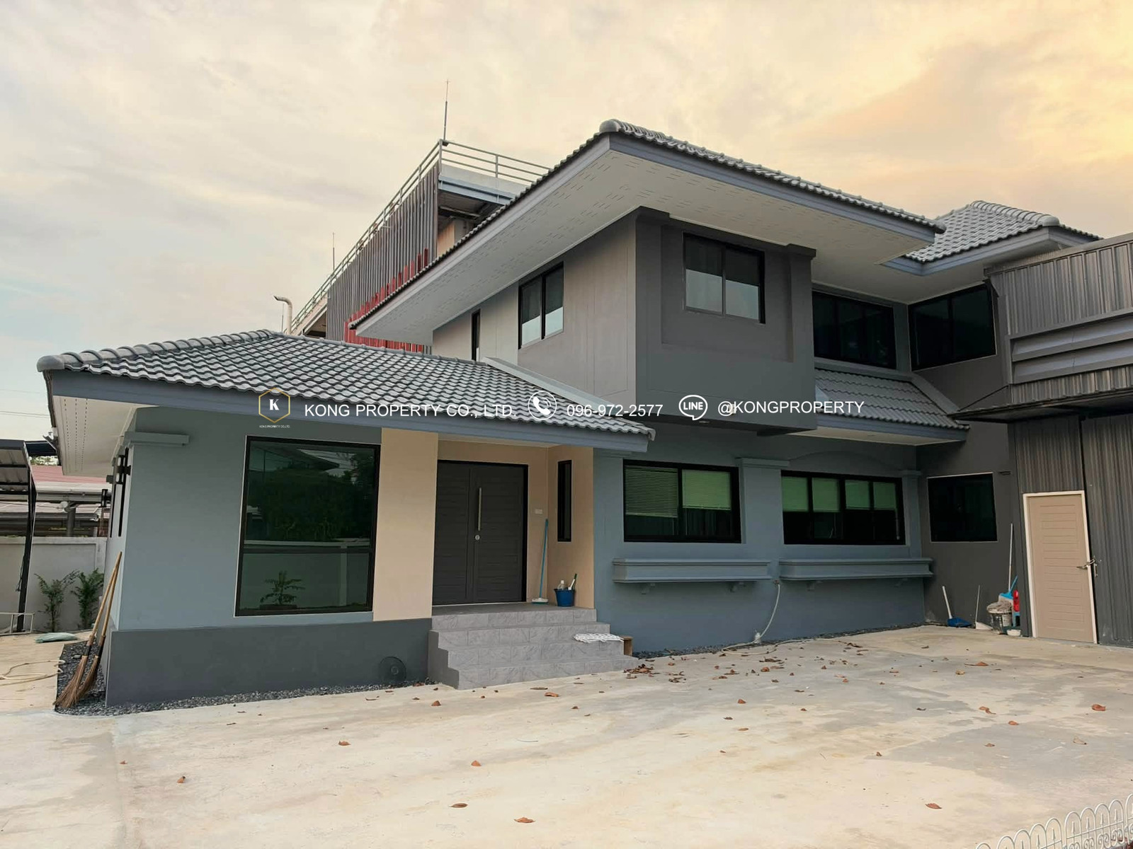 ให้เช่าโฮมออฟฟิศ 2 ชั้น พร้อมโกดังเก็บสินค้า | พหลโยธิน - ลำลูกกา ปทุมธานี  ใกล้สนามบินดอนเมืองเพียง 10 นาที – รูปที่ 3