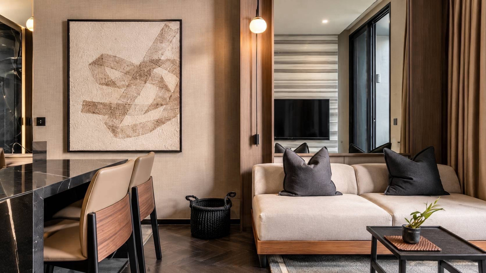 For Rent • The Esse Sukhumvit 36 • Designer Interior | 1 Bedroom | 38 SQ.M. | Floor 12A | East-Facing | Tel./Line 0889797878 – รูปที่ 3