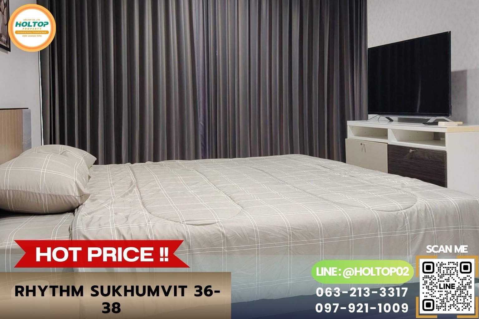 #L1547 Condo for rent Rhythm Sukhumvit 36-38 (Rhythm Sukhumvit 36-38)