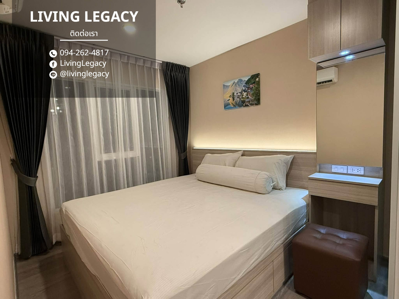 TMDQQ1 เช่าด่วน คอนโด Regent Home Bangna 28 ตร.ม. | ชั้น 27 | 1 ห้องนอน | 1 ห้องน้ำ 11,000 บาท/เดือน line id : @livinglegacy – รูปที่ 2