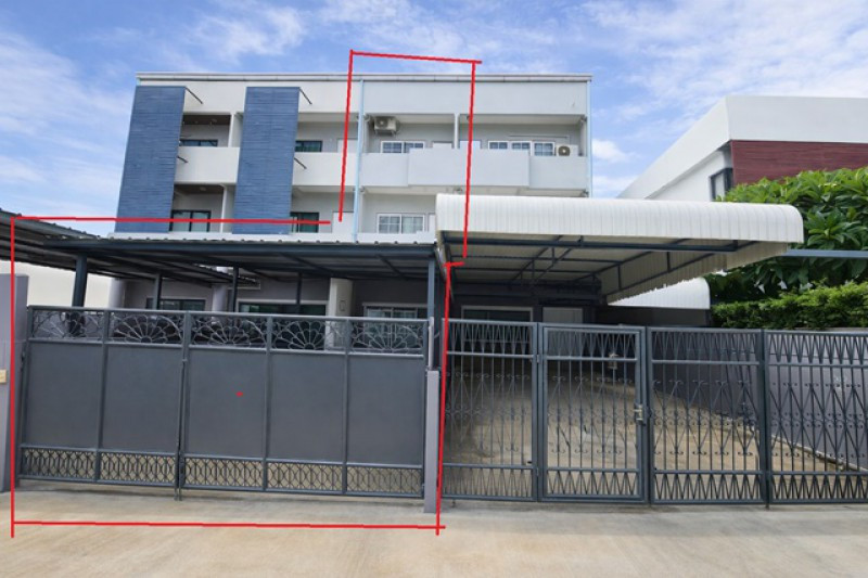 Paradise Park 1.8km. 3baths MRT SriUdom 998m.ChaloemPhrakiat4-12 Townhouse 3Storeys 4–5beds Synpha