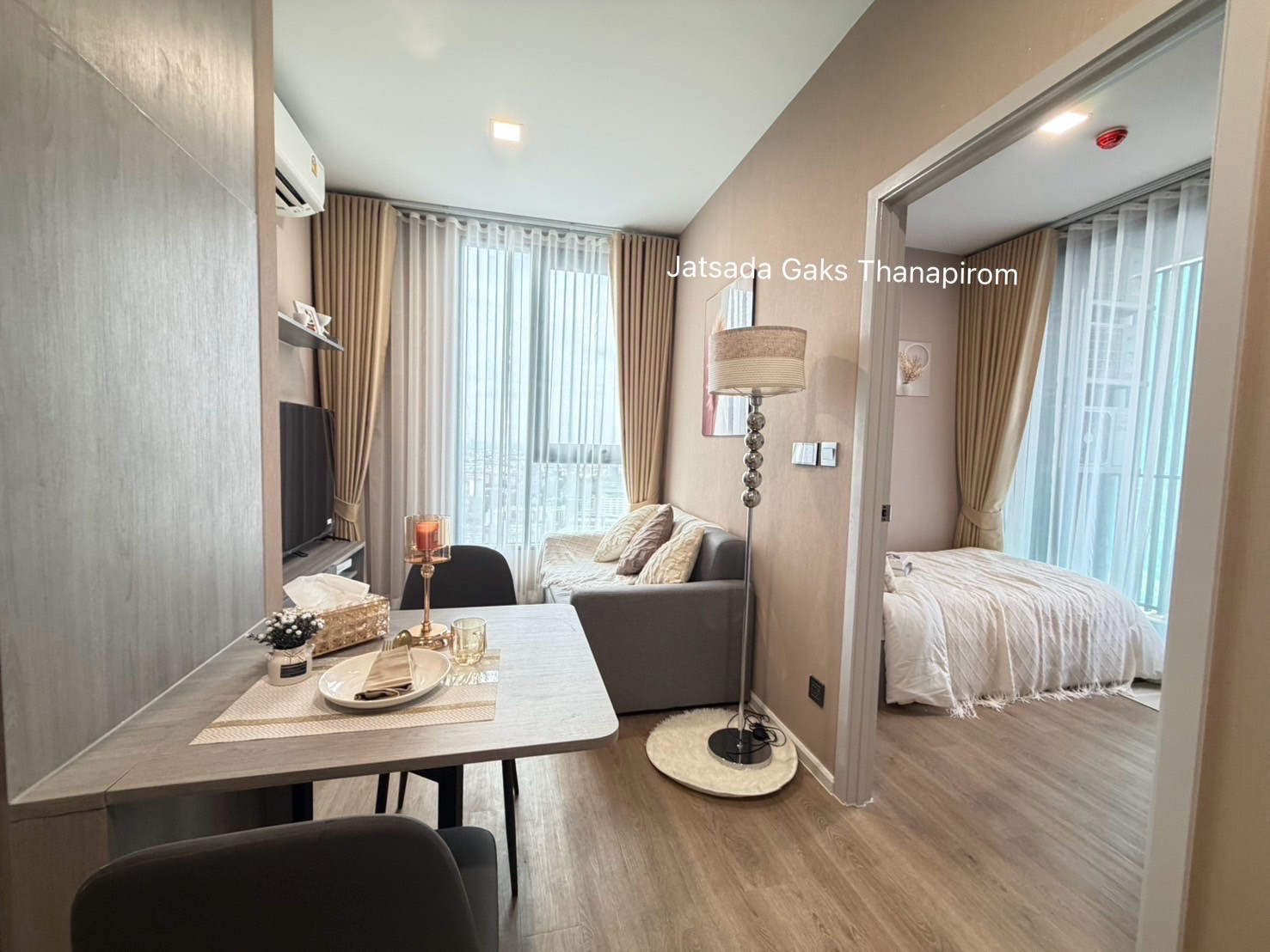 ให้เช่าคอนโด Modiz Rhyme รามคำแหง ชั้น 28 ห้องมุม…พร้อมอยู่ 21,000/เดือน – รูปที่ 4