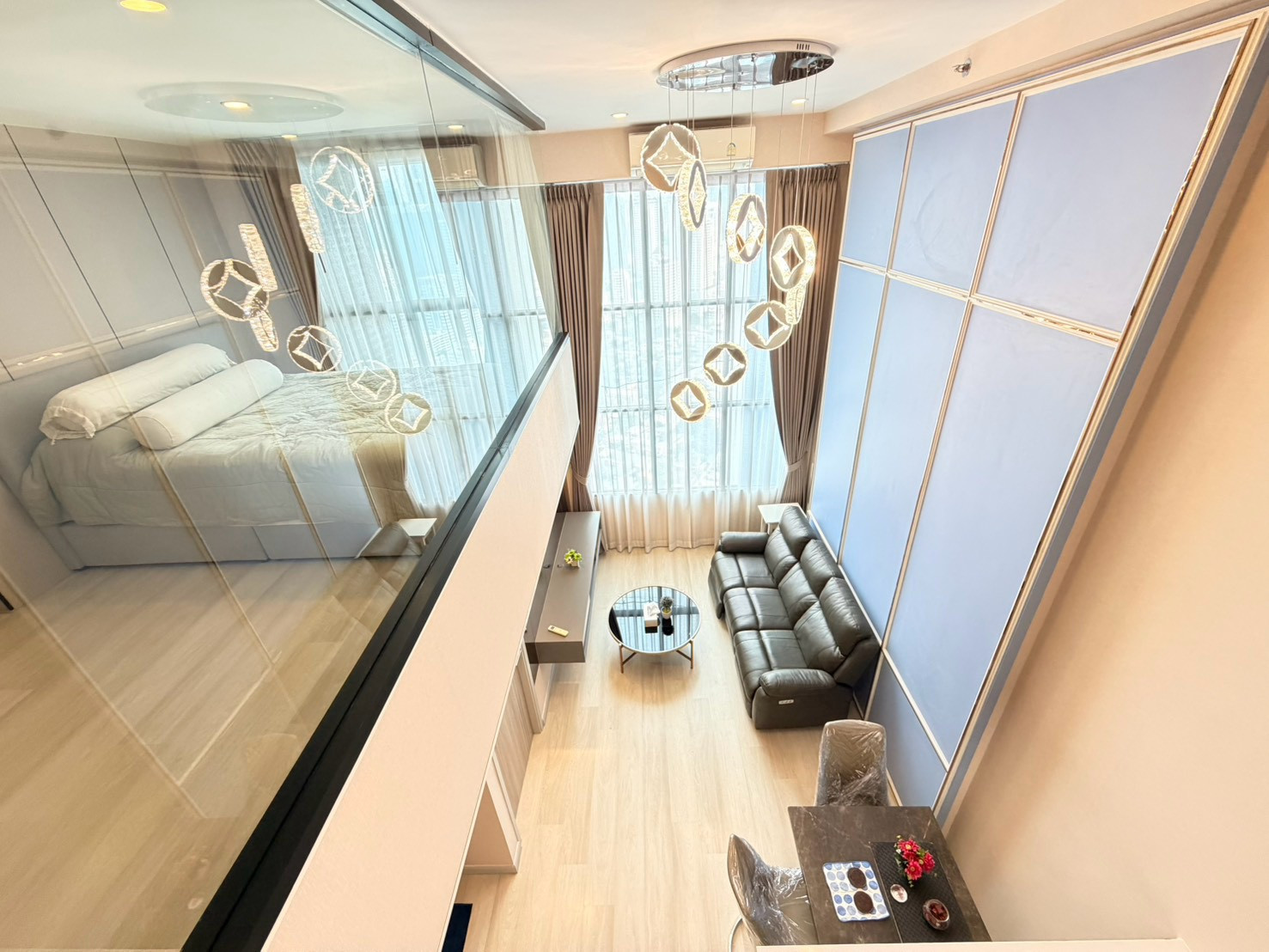 For rent✨Condo near BTS Chong Nonsi: KnightsBridge Prime Sathorn: 1 bedroom Duplex, fully furnished, near AIA Sathorn Tower and Central Rama 3.