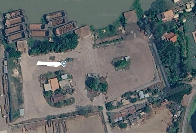 For rent: 9 rai of vacant land next to the Chao Phraya River, filled in at high level, flooding does not reach. With a sand transport pier, near Road 347, Koh Kerd Bridge, Bang Pa-in, Ayutthaya. – รูปที่ 2