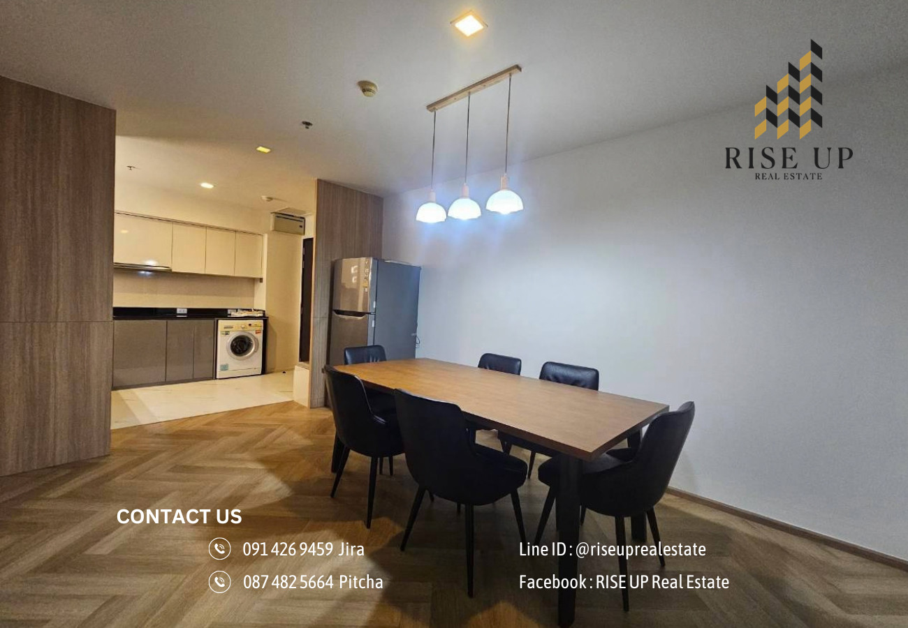 คอนโดปล่อยเช่า 📣  Sky walk Condo , 3 ห้องนอน 2 ห้องน้ำ, 121 ตรม. 🔥 80,000 /เดือน 🔥 ไม่บล้อควิว  – รูปที่ 3