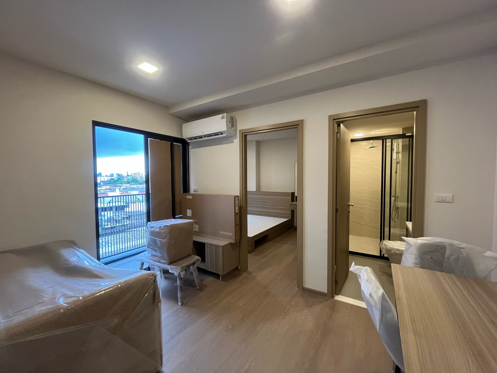 เดอะเบสรัชดา19 The base Ratchada 19 ตึก B (Pet friendly) ชั้น 5 (2 Bed 1 Bath)  ห้อง secret แปลนหน้ากว้างพิเศษ (แค่ชั้นละห้องเท่านั้น) – รูปที่ 3