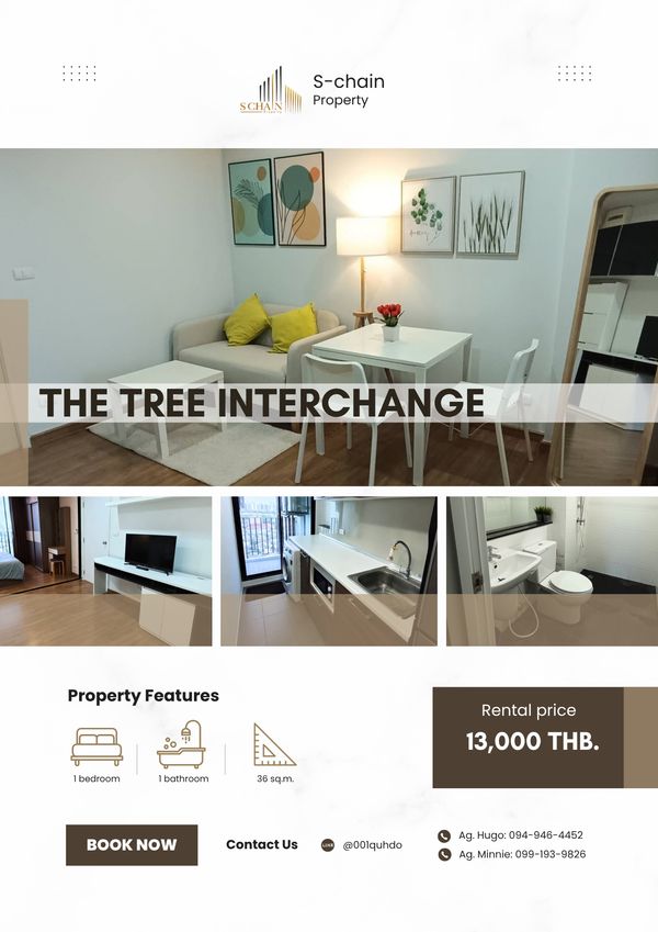 🛍️🚆 ติดห้าง! ใกล้ MRT บางโพ เดินทางสะดวก 💙✨ The Tree Interchange ✨ NO-098 