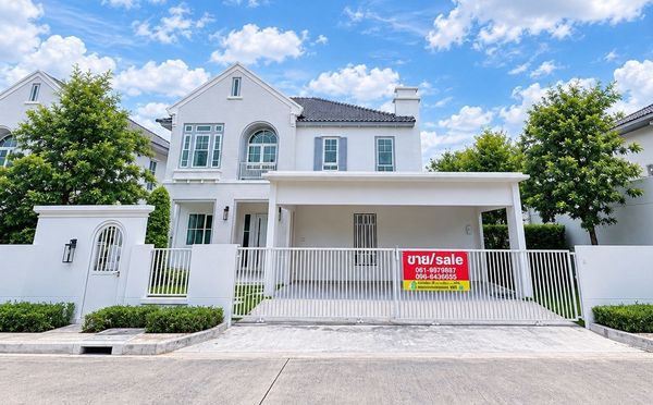 🔥 Loss of almost a million! Large detached house, beautiful edge plot, never lived in. At a great price 🏡 Chaiyaphruek Village, Phetkasem 69 📍 Behind the beginning of the project, good location, private, lots of space around the house 💰 Selling for only 8