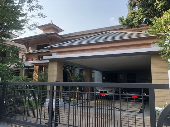 ให้เช่าบ้านเดี่ยว 2ชั้น ถนนพัฒนาการ54 เนื้อที่120ตร.ว. 4ห้องนอน 5ห้องน้ำ แอร์8เครื่อง เฟอร์นิเจอร์ครบชุด ราคาเช่า 115,000บาทต่อเดือน