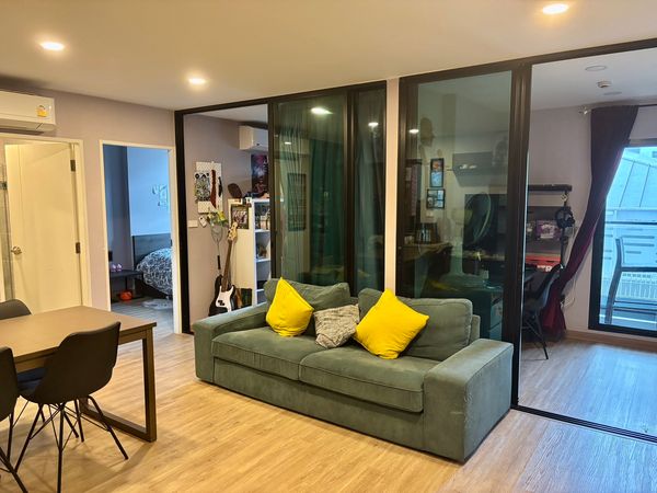 🔥 Cozy Home-Vibe Condo for Rent! The Coopers 64 (Sukhumvit 64)—Huge 70 sq.m. Unit, 2 Beds + 2 Study Rooms, and 2 Parking Spaces! Near BTS Punnawithi 🔥