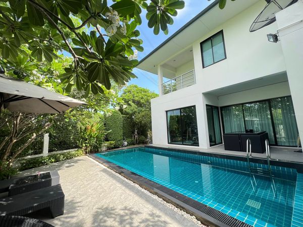 🏊Pool Villa 🏠Blue Lagoon 2  Fully Furnished & Near Mega Bangna