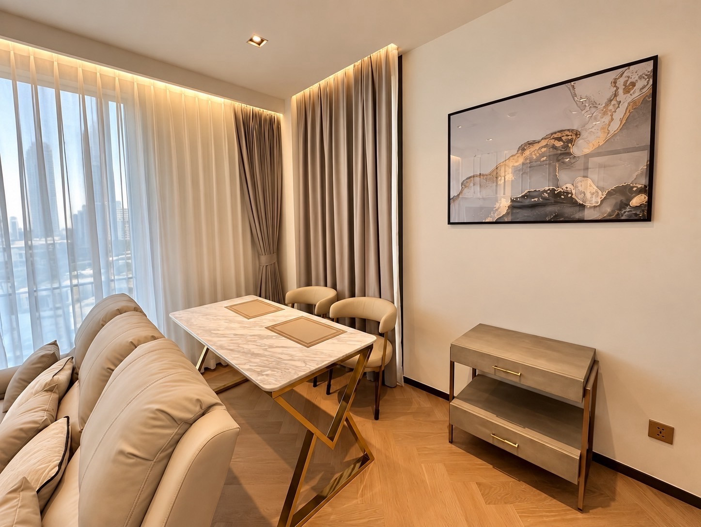 1 bedroom plus for rent on the high floor  – รูปที่ 2