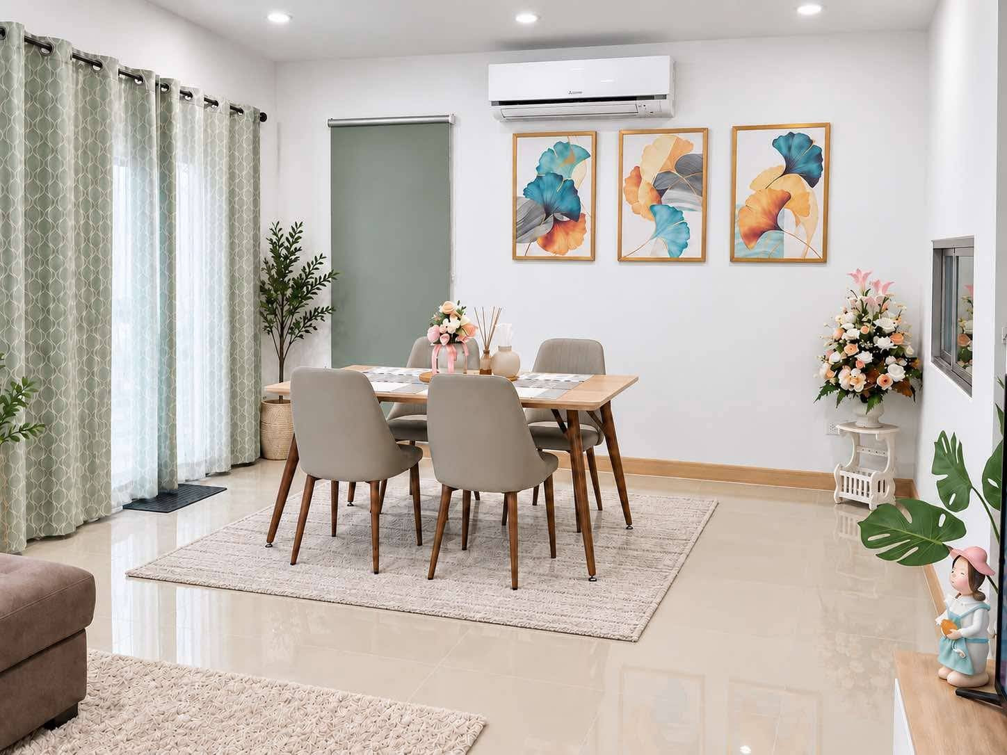 Sold with tenant, very cheap!! 2-story twin house, Life in the Garden Village, Ban Chang, Muang District, Rayong, next to Sukhumvit Road, 3 minutes near Robinson. – รูปที่ 4
