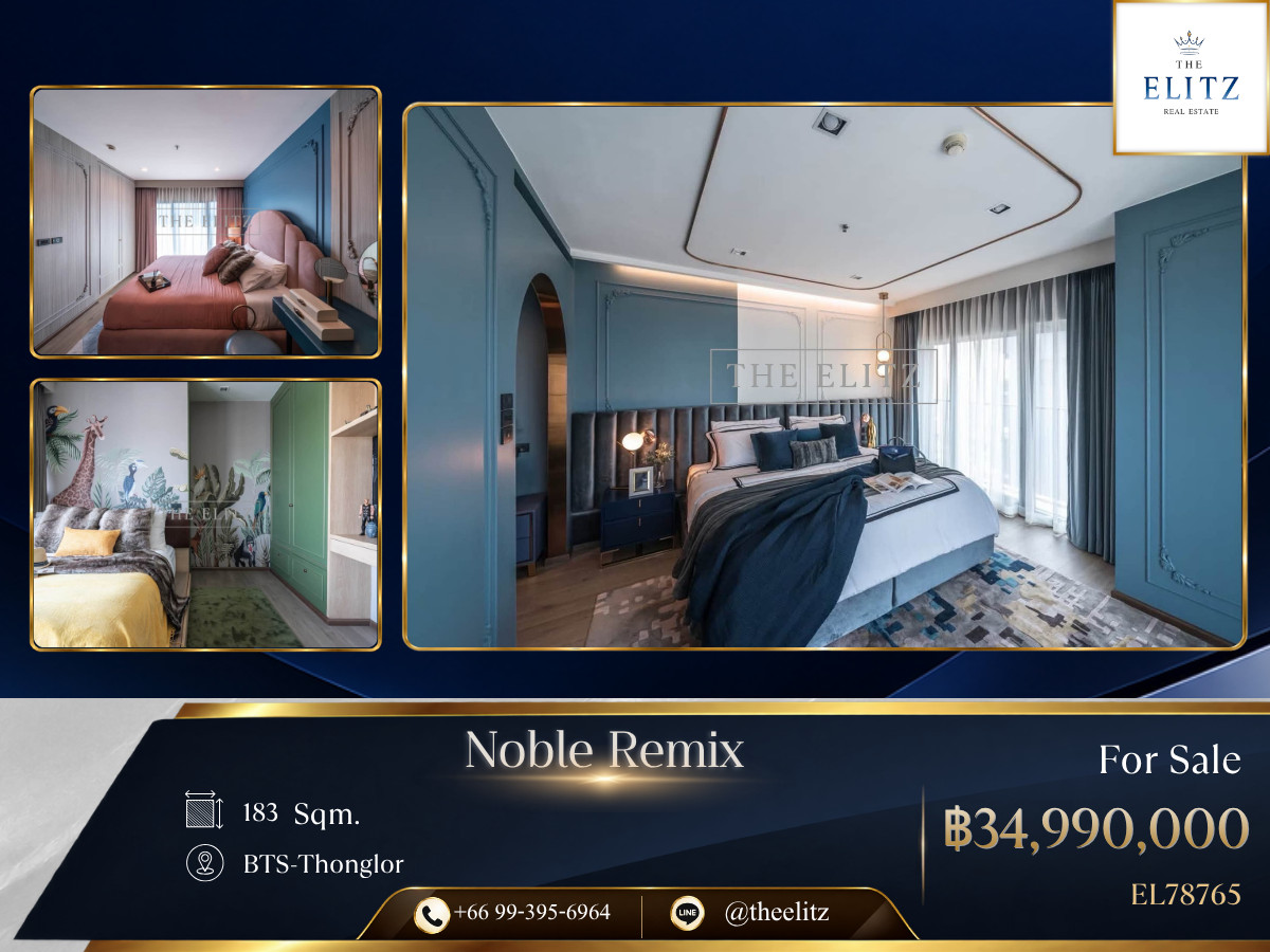 ✨ Exclusive Grand Penthouse Residence in Thonglor | Massive Layouts, Premium Security, Resort Pool, and Prime Location - Skywalk Access to BTS ✨