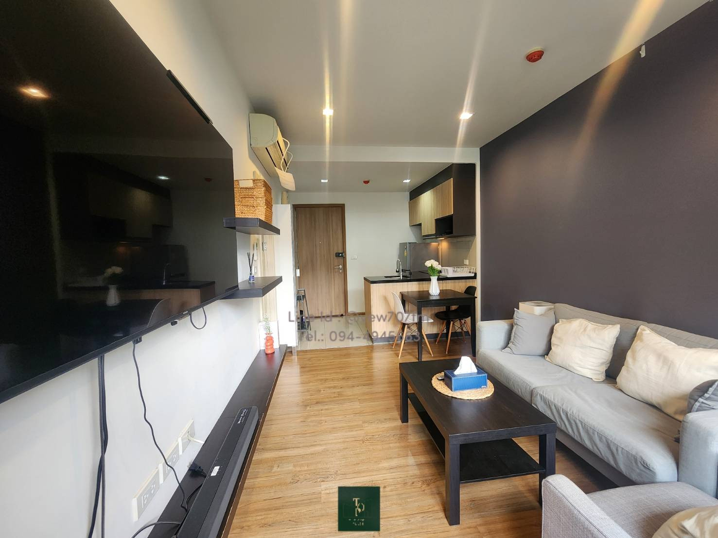 Hasu Haus <1 Bedroom For Rent>>📍Location: Sukhumvit 77 ( has shuttle services to On Nut ) :Fully Furnished – รูปที่ 3