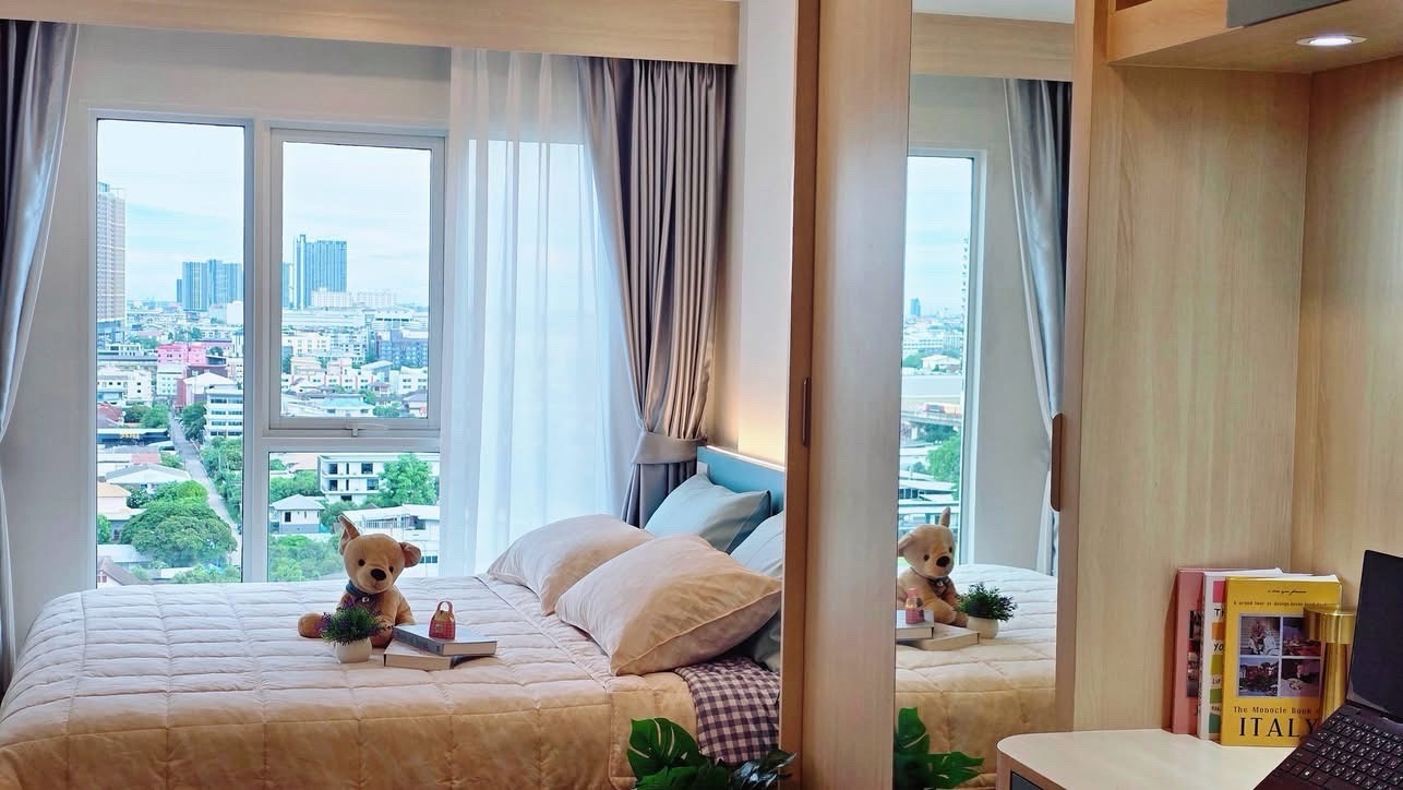 🌟For rent Regent Home Bangna-1 ห้องนอน 1 ห้องน้ำ ขนาด 28ตร.ม. ชั้น16 วิวนอกเฟอร์นิเจอร์ครบ – รูปที่ 3