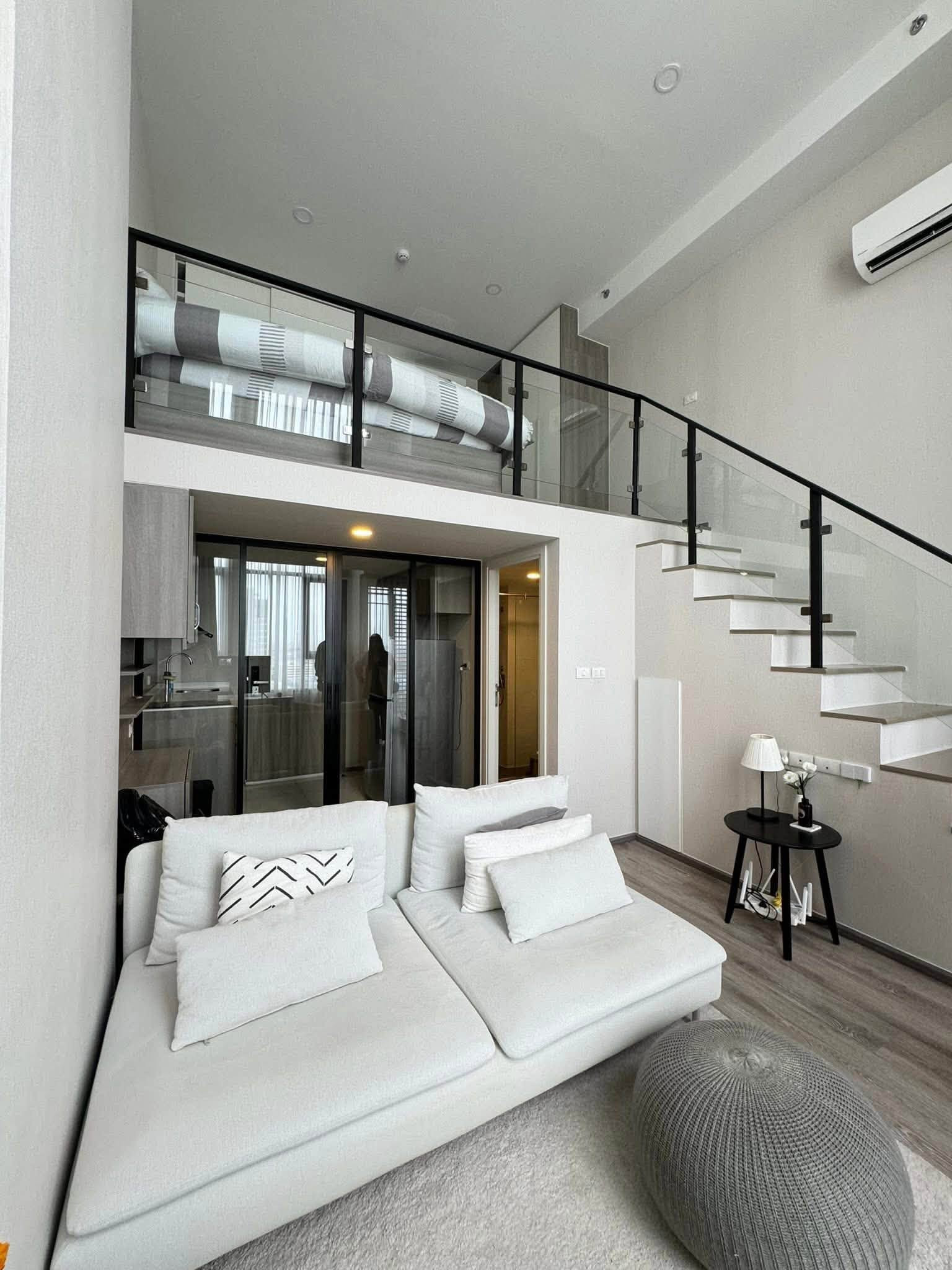 Knightbridge Kaset Society Condo, Duplex room, beautiful room, available and ready for rent.