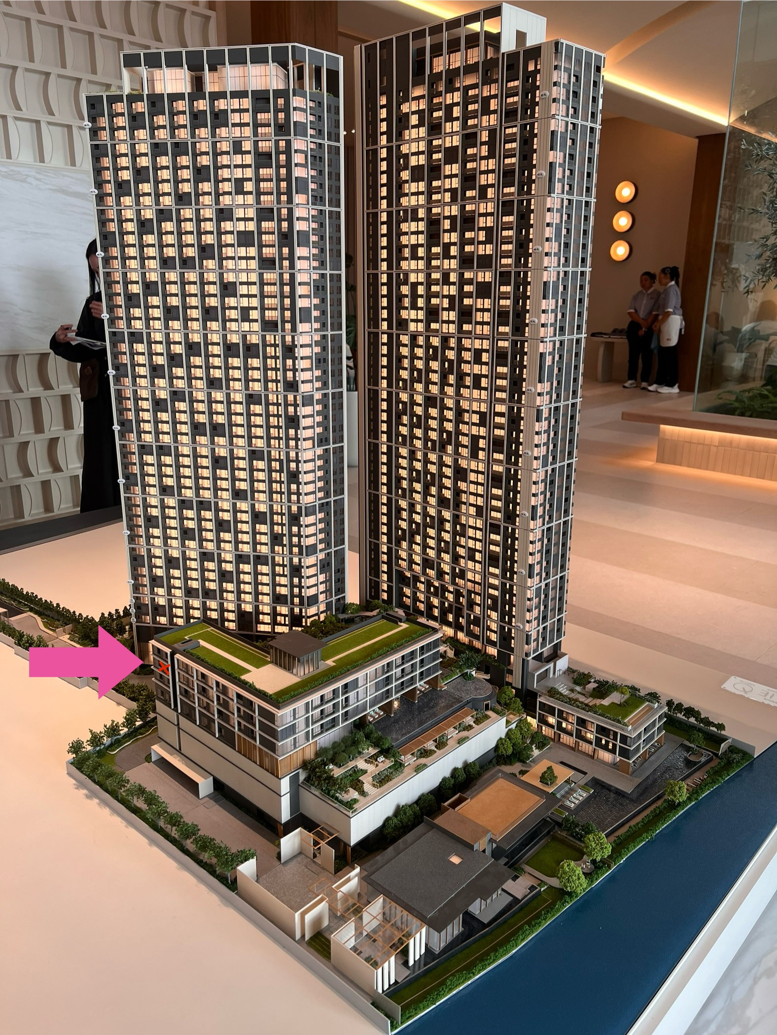 Reference Baie, Studio ผนังเรียบ 26.8 ตร.ม. ตึก Panorama ชั้น 8, pet friendly – รูปที่ 3