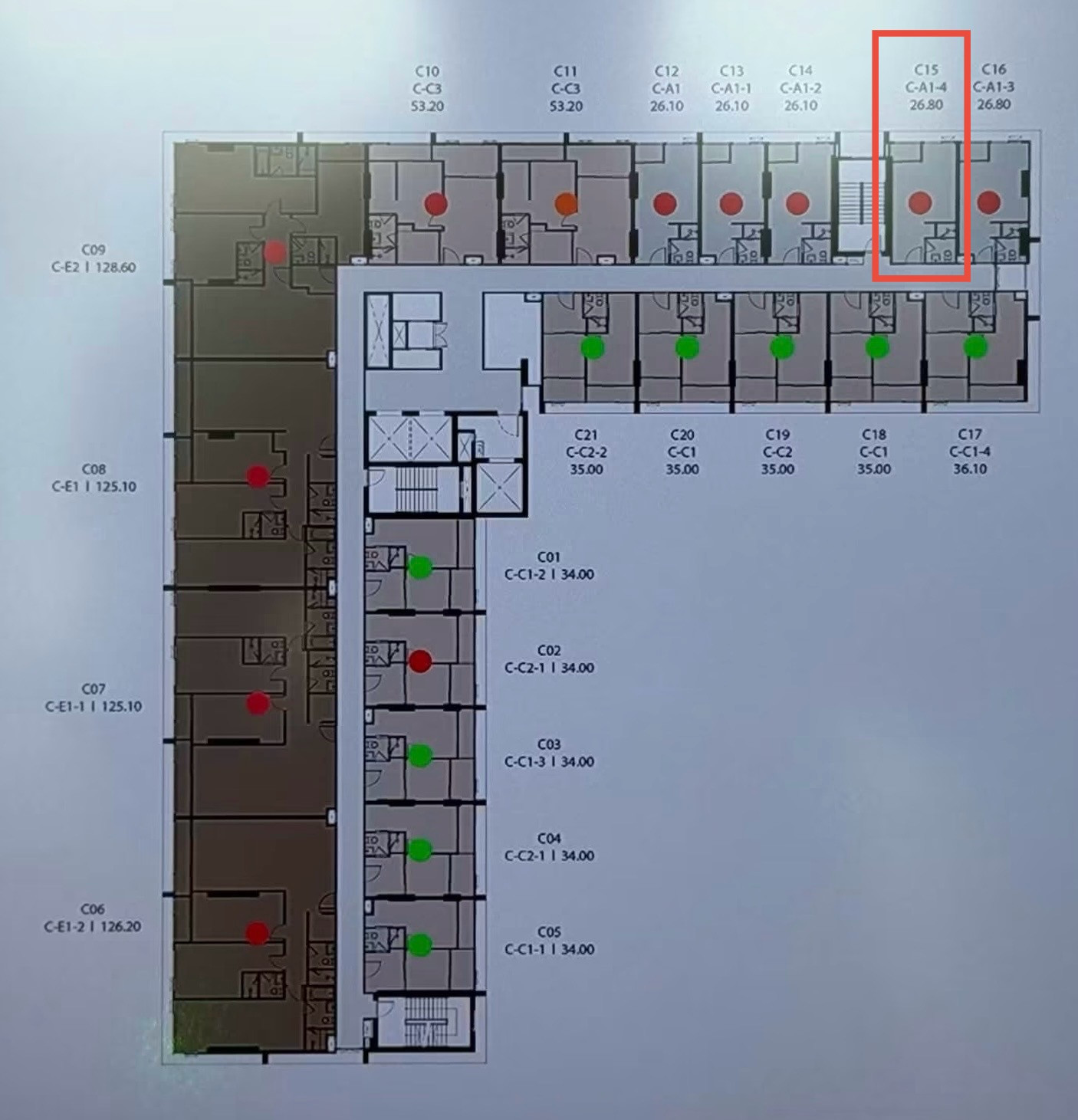 Reference Baie, Studio ผนังเรียบ 26.8 ตร.ม. ตึก Panorama ชั้น 8, pet friendly – รูปที่ 2