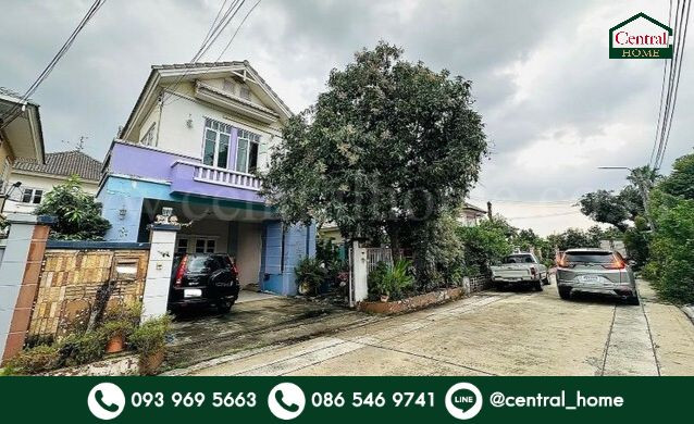 Single house, The Oriental House, Bang Bua Thong, Nonthaburi, good location, very cheap.