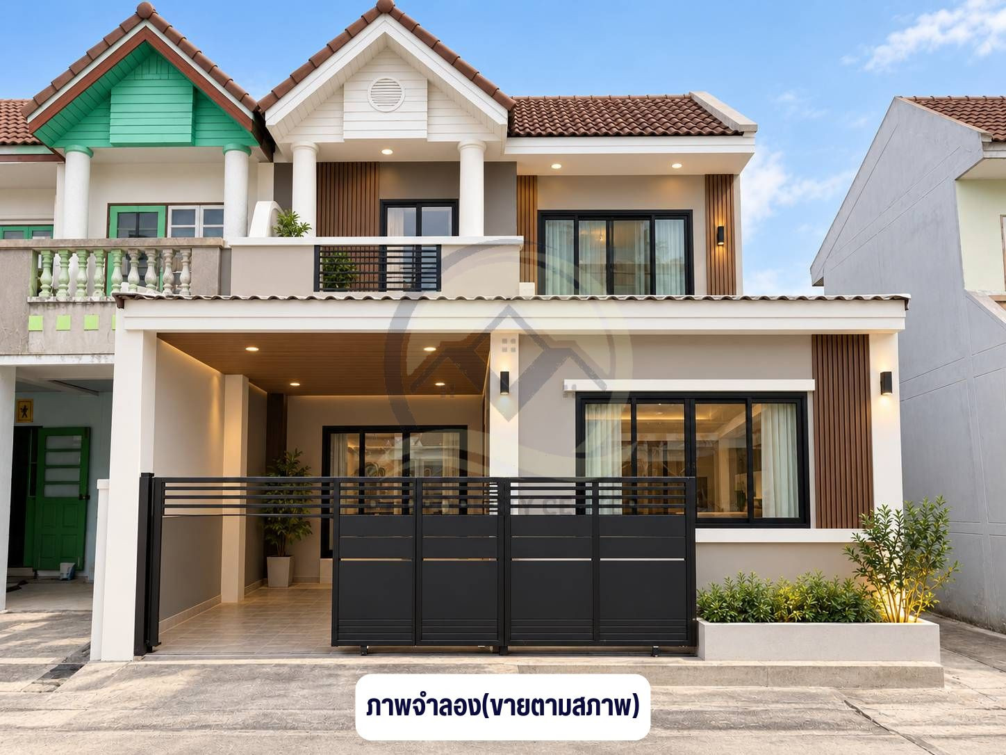 หมู่บ้านนนทรีปาร์ค ซอยบางรักน้อย 16 ถนนรัตนาธิเบศร์ ทาวน์โฮม 2 ชั้นหลังมุม ต่อเติมเต็มพื้นที่ ฟังก์ชันครบทุกการใช้งาน เดินทางสะดวก ใกล้รถไฟฟ้า – รูปที่ 2