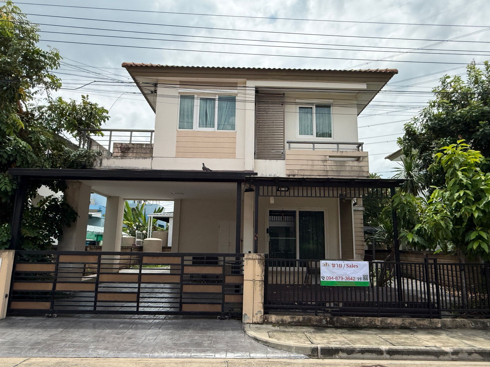 2-story detached house for sale, Saransiri Village. Thakham-Rama 2 Bang Khun Thian special price