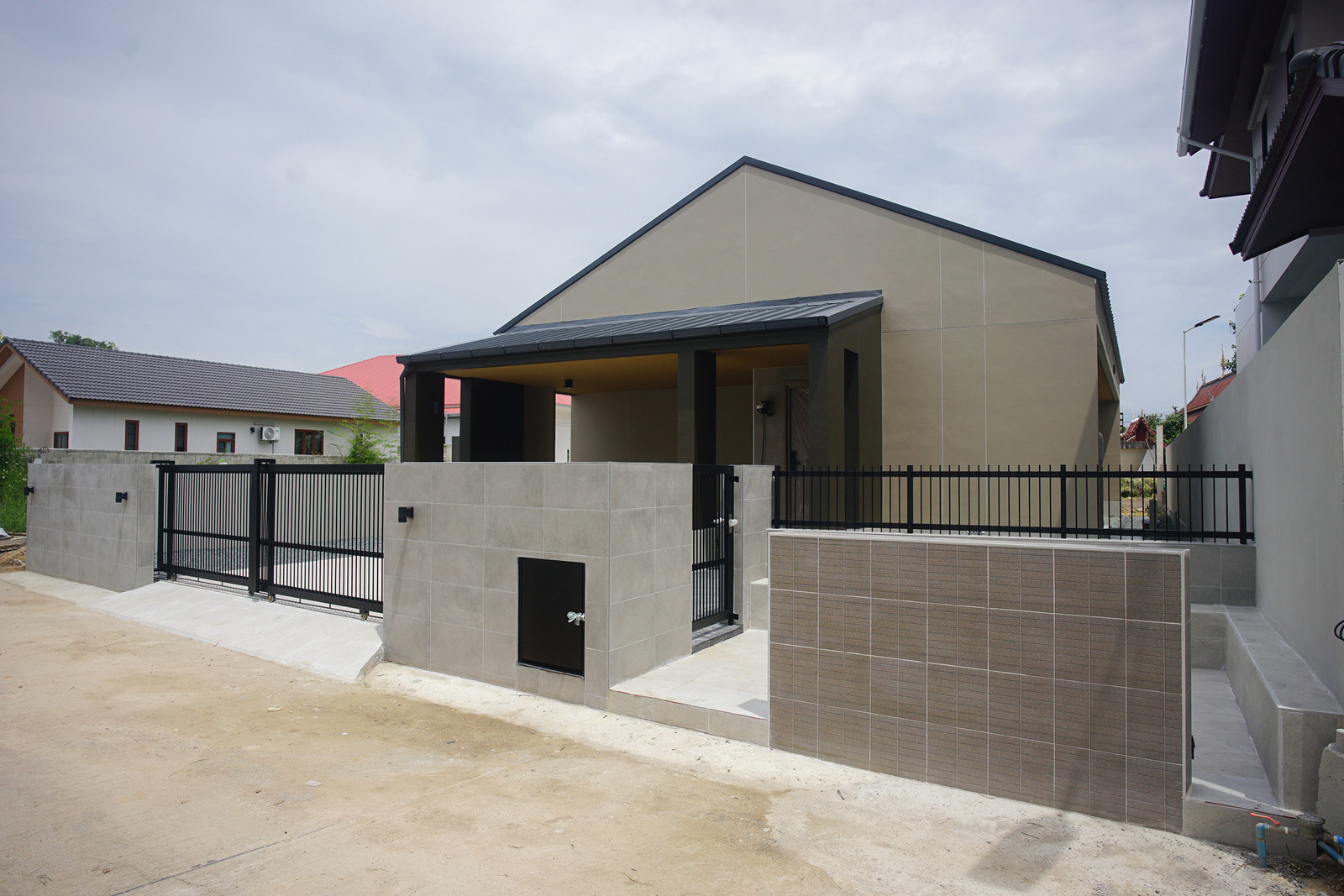One-story detached house outside the project, Muji style, Wongwaen 3, San Pu Loei, Chiang Mai Province, spacious area. – รูปที่ 4