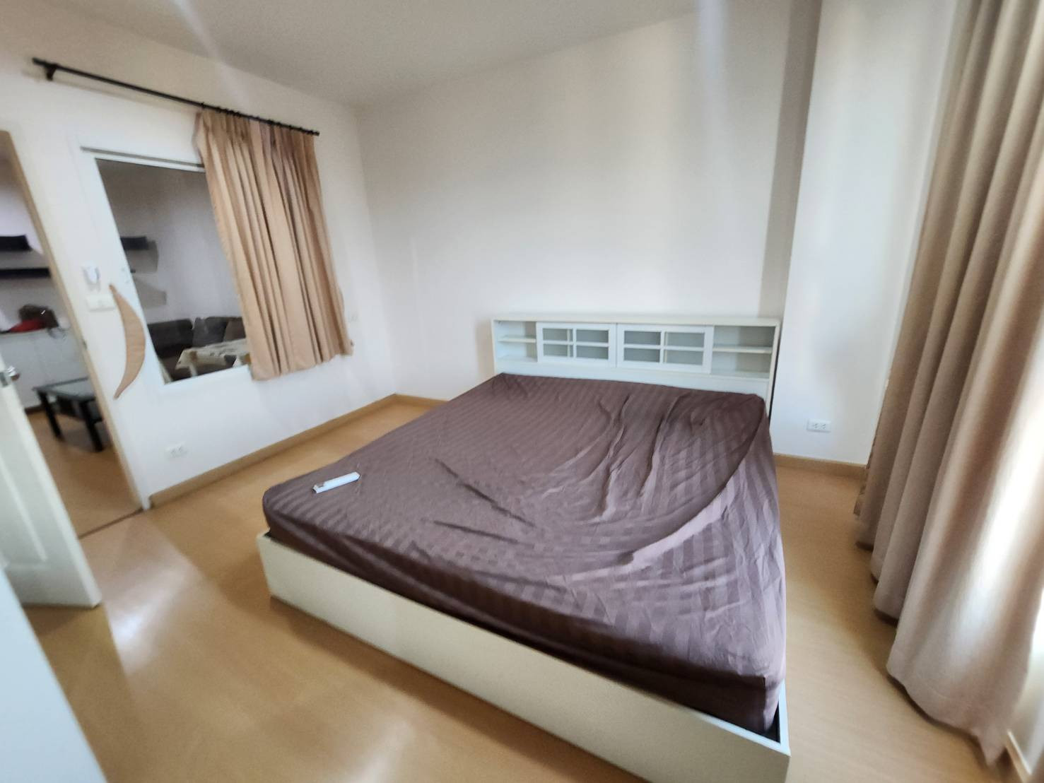 Condo for rent, Life @ BTS Thapra (Life@ BTS Thapra), near BTS Talat Phlu, with furniture + washing machine + room 42 sq m., only 9,500 baht.