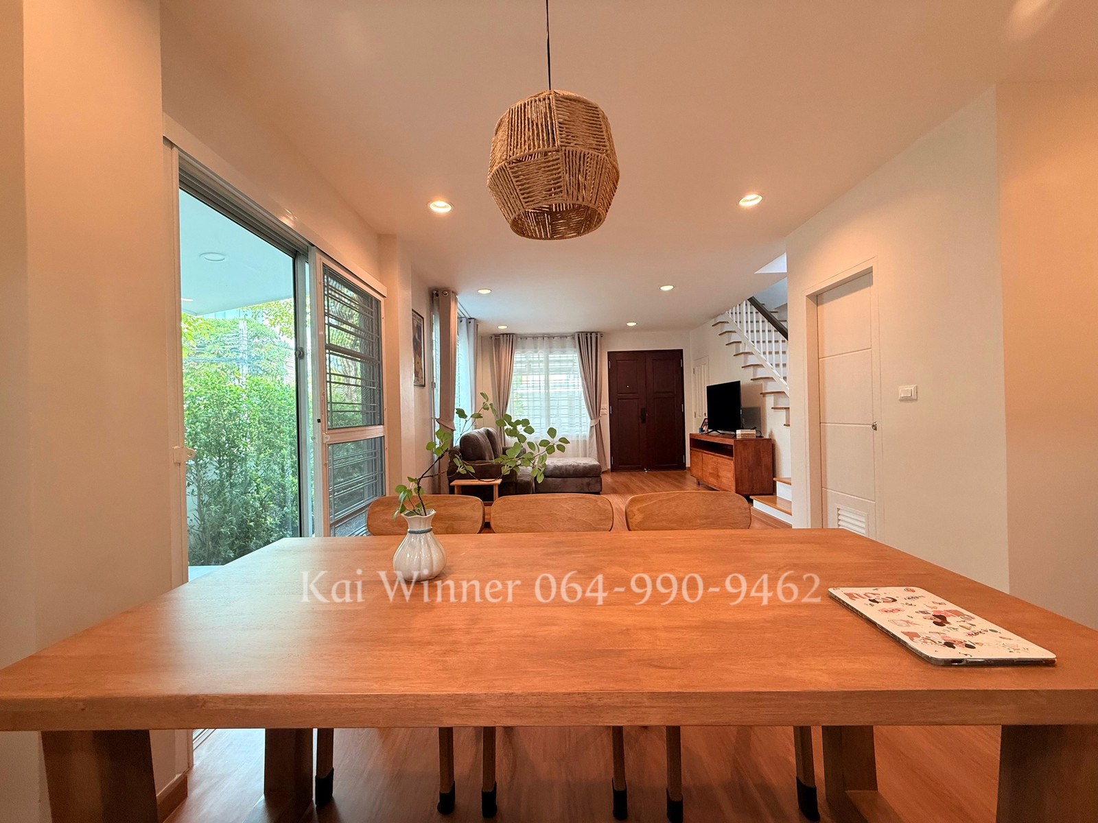 Townhouse for rent, 3 floors, back corner ✅For rent 28,000 baht per month✅Town Plus  On Nut-Lat Krabang 29.5 sq m, 157 square meters, 3 bedrooms, 3 bathrooms – รูปที่ 3