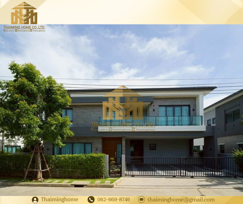 ขาย/ให้เช่า บ้านเดี่ยว 2 ชั้น ขนาด 351 ตร.ม. The City Bangna Luxury Pool Villa (TH6-4226） 