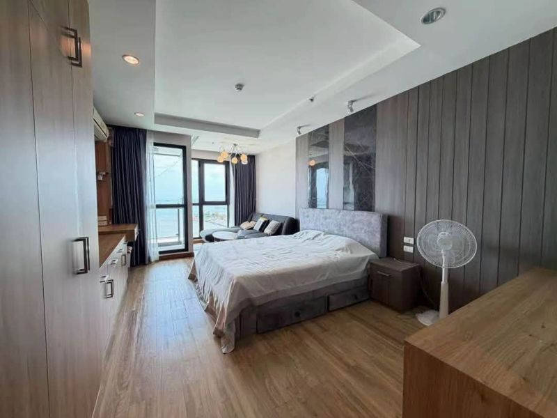 High-floor sea view! Ladda Plus Sriracha for rent – ​​21st floor, beautiful unit, fully furnished.