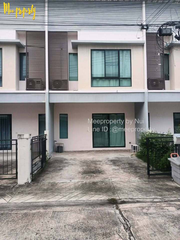 ขาย / ให้เช่า | ทาวน์โฮม 2 ชั้น พร้อมอยู่  โครงการ โมดิ วิลล่า บางนา – ABAC  ทำเลบางเสาธง  ขนาดที่ดิน 18 ตร.ว.  ME-319