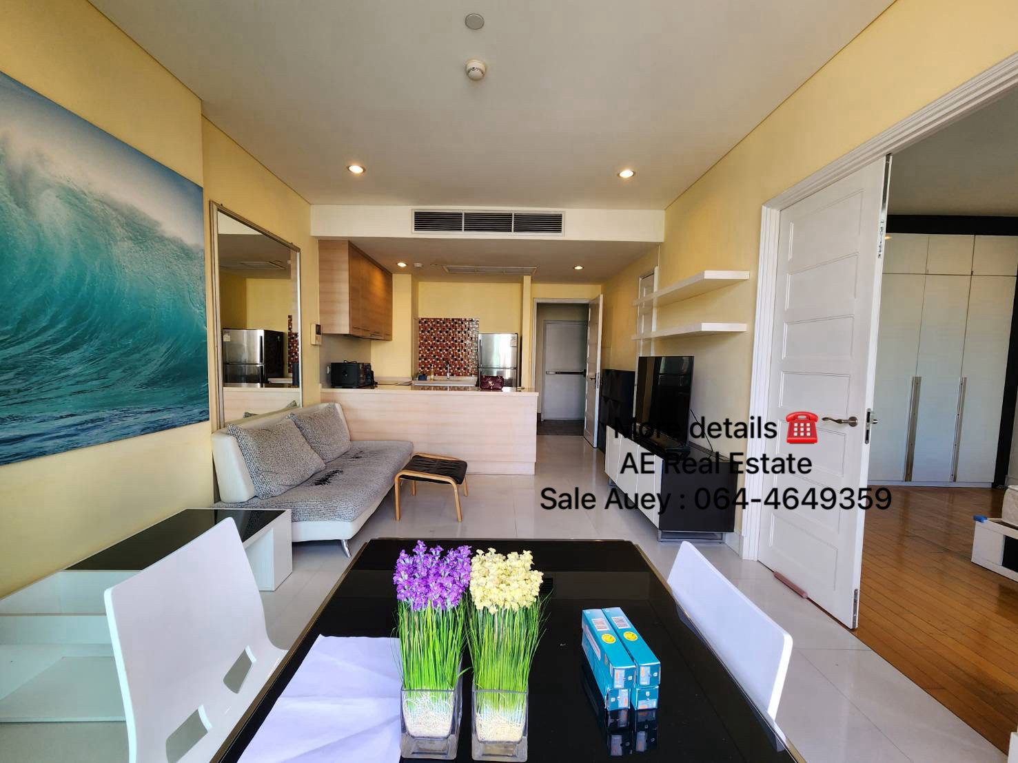 RENT (1 Bed 57 Sqm) ( 35,000 THB ) 🐈🐕 @BTS Asoke – รูปที่ 2