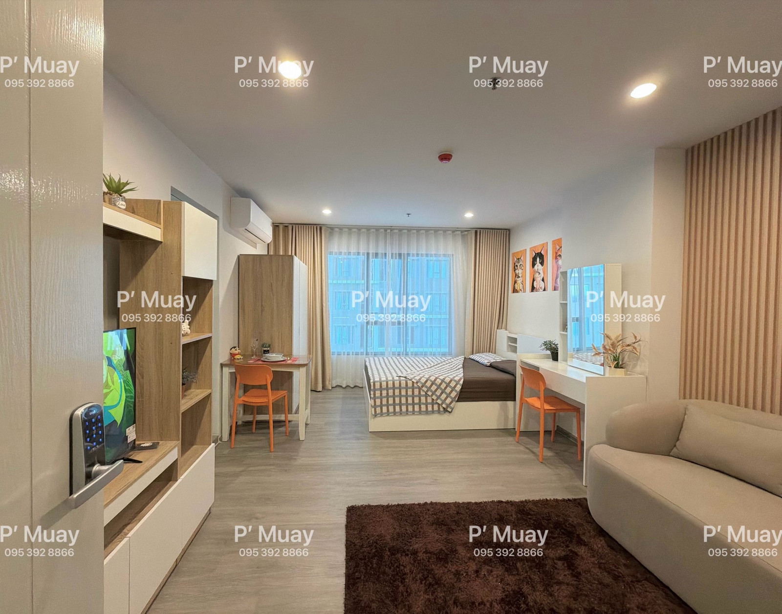 For rent, beautiful room, wide front floor plan. 📍Washing machine 10.5 kg/ Dryer 7 kg ❤️Rental fee 10,000 baht #Regent Home Wutthakat