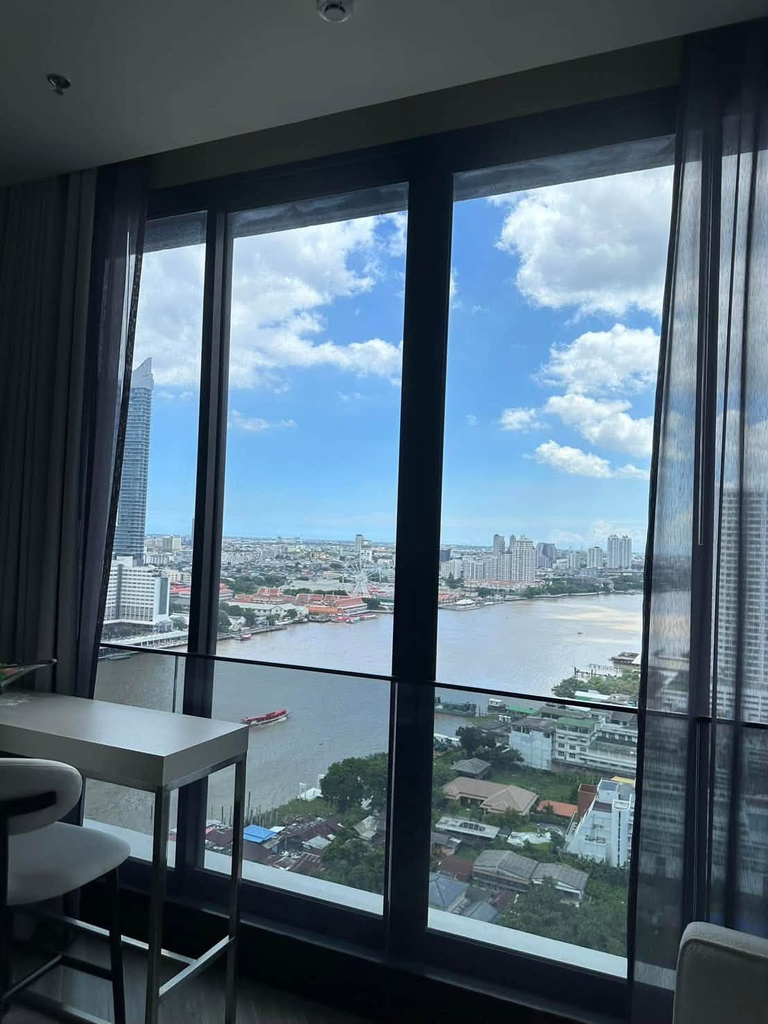 🔥 ให้เช่า | Chapter Charoennakorn Riverside 🔥 🏙️ วิวแม่น้ำ | ชั้นสูง | ตกแต่งครบพร้อมอยู่ 📐 ขนาด: 78.80 ตร.ม. 🏢 ชั้น: ชั้น 24 อาคาร A – รูปที่ 3