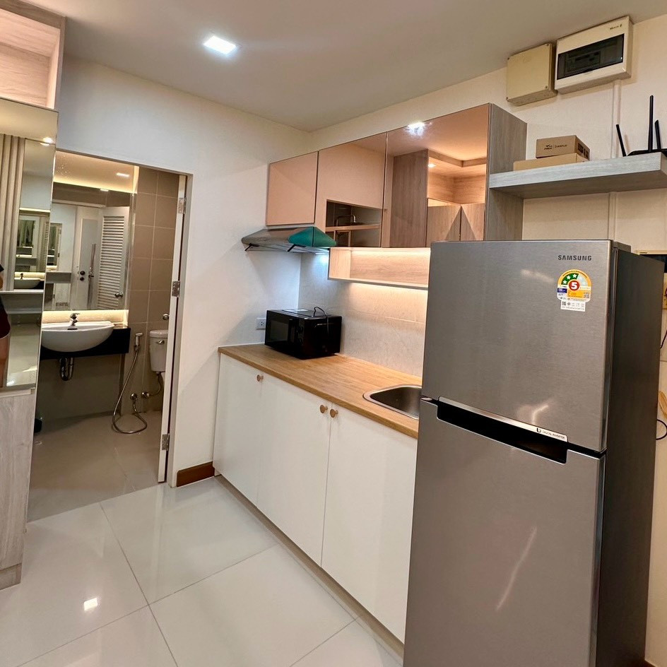 ให้เช่า Airlink Residence ร่มเกล้า-สุวรรณภูมิ อาคาร 5 ชั้น 6 ห้องสวย 35 ตร.ม. เฟอร์ครบ 12,500 บาท/เดือน – รูปที่ 2