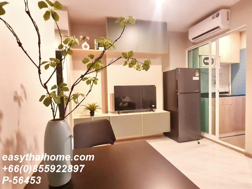 P-56453 ให้เช่า Regent Home Bangna (รีเจ้นท์ โฮม บางนา) | 1 ห้องนอน 1 ห้องน้ำ | 28 ตร.ม. | ชั้น 28 อาคาร D | วิวเมือง | เฟอร์นิเจอร์ครบ | 10,000 บาท/เดือน | รวมส่วนกลาง + ที่จอดรถ 1 คัน 📞 Line ID: @easythaihome | 085-592-2897  – รูปที่ 3