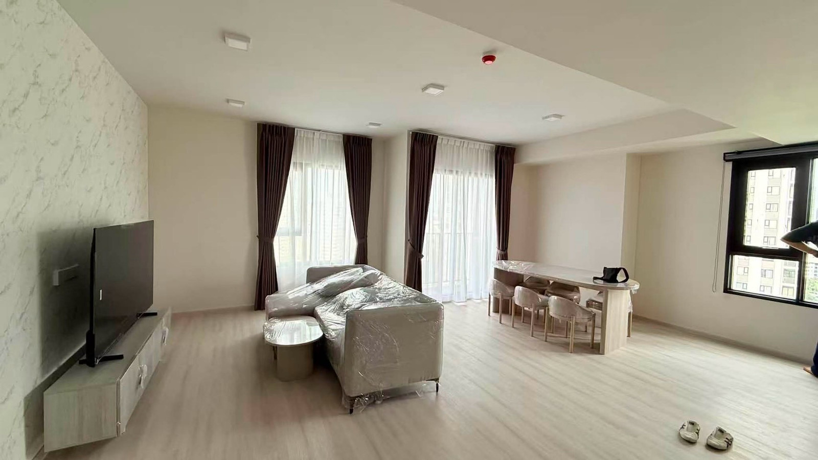 RC101226 Condo 3 beds for rent at COBE Ratchada-Rama 9 ใกล้ MRT ศูนย์วัฒนธรรมฯ 