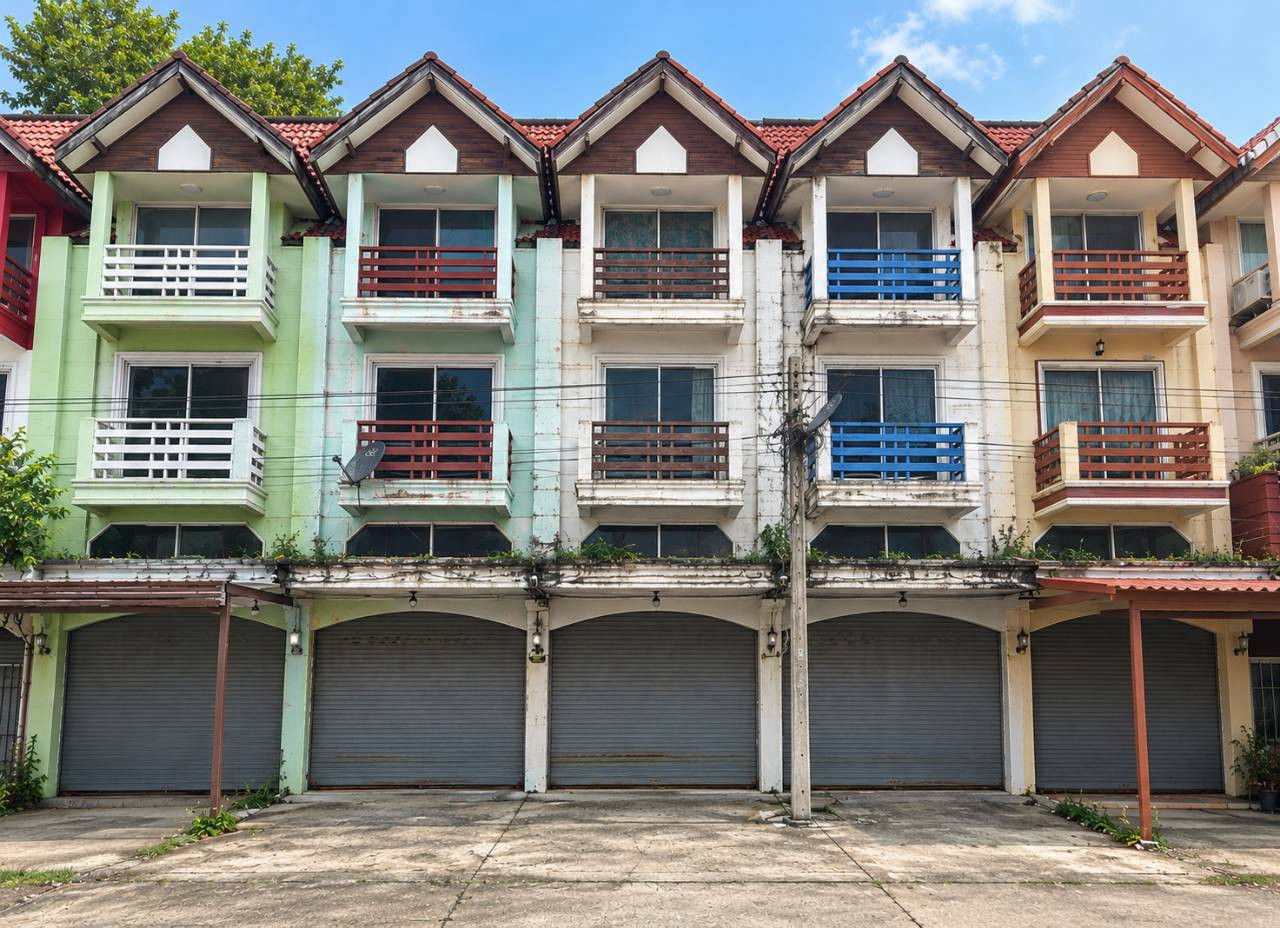 97841 - Tourist location One building can make money, commercial building near Cha-am beach, 3.5 floors (5 units)