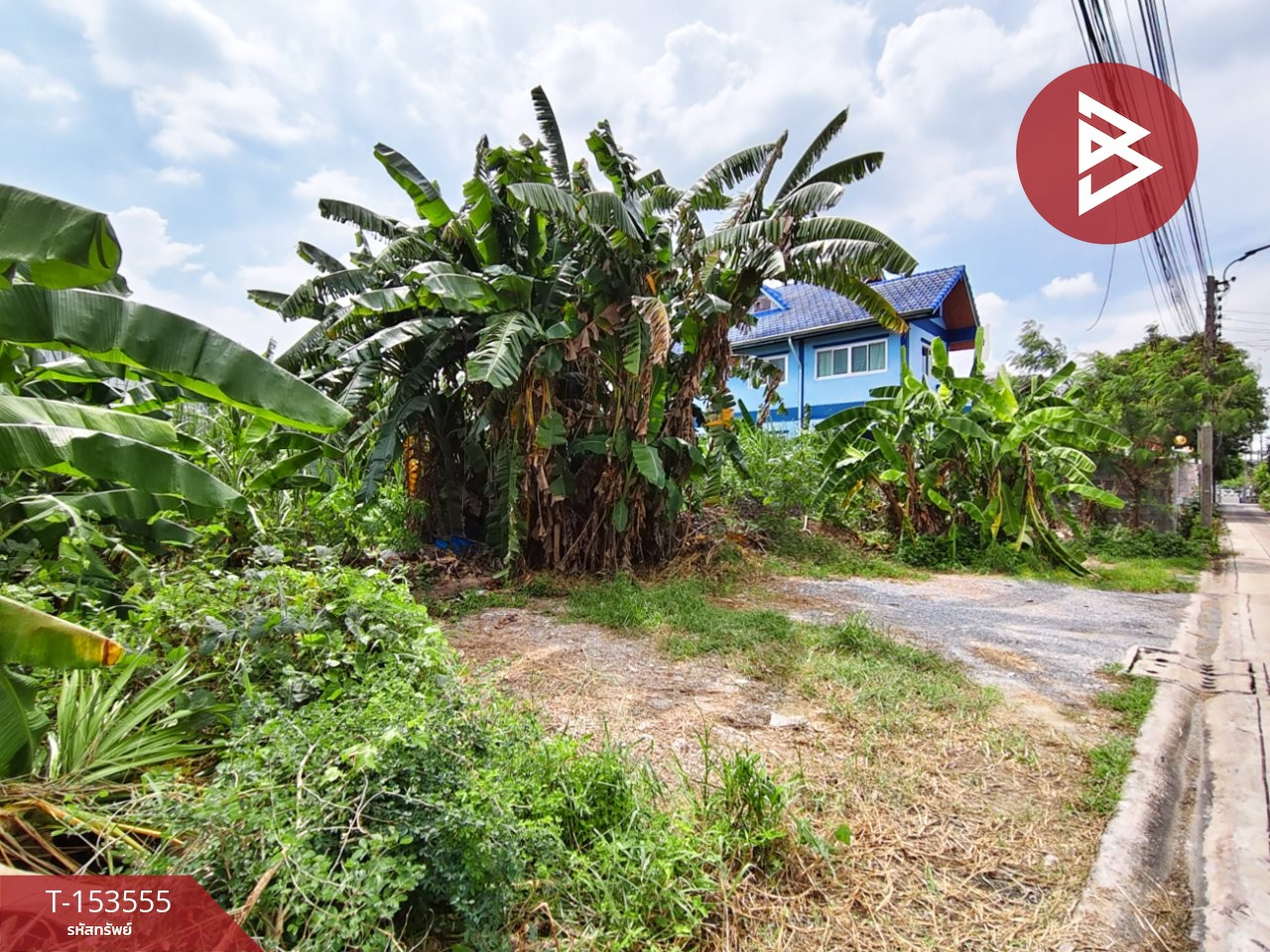 Land for sale, area 96 sq m, Pracha Uthit 54, Thung Khru, Bangkok.