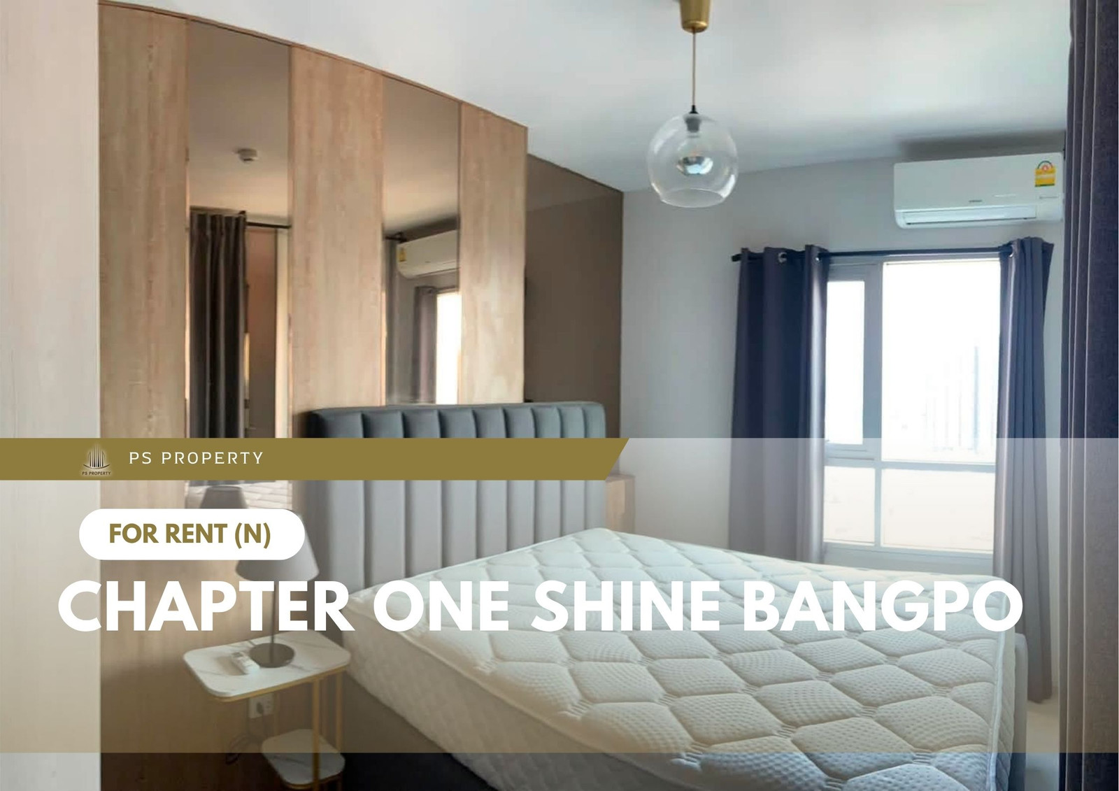 ให้เช่า 🔥 Chapter One Shine Bangpo 🔥 เฟอร์นิเจอร์ และ เครื่องใช้ไฟฟ้าครบ ใกล้ MRT บางโพ