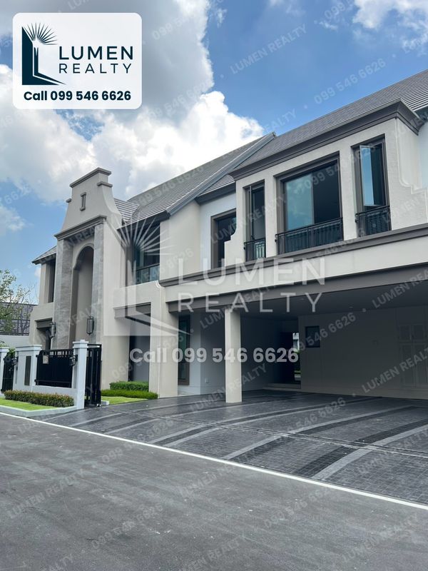 🏛️ New 575 sqm Cape Heritage Mansion — 4 Bedrooms, 4 Parking Spaces, Transfer October 2026 — GRAND Bangkok Boulevard Ratchaphruek-Phrannok, ฿40M