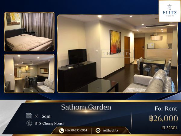 ✨ Iconic Spacious High-Rise Residence in Sathorn | Massive Tennis court & BTS proximity - Classic Luxury- Absolute Serenity ✨