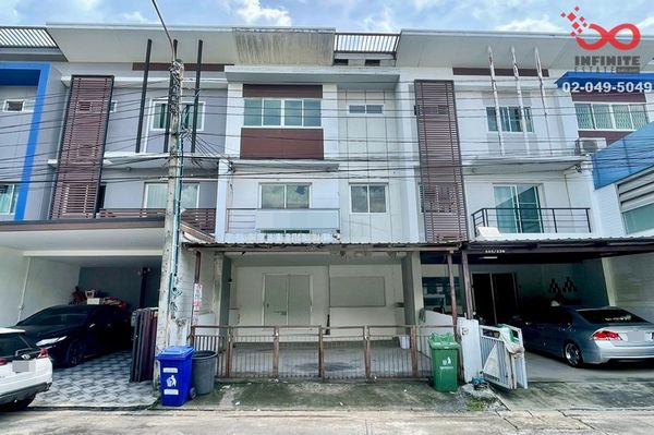 ขายและให้เช่าทาวน์เฮาส์ 3 ชั้น เนอวานา พาร์ค สุขุมวิท 77 อ่อนนุช ประเวศ 21 ตร.ว.