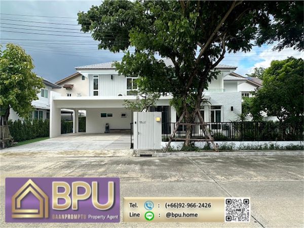 🏡✨ ให้เช่าบ้านเดี่ยวหรู มัณฑนา 2 บางนา กม.7 | Lake View | หน้าสวน | ติดสโมสรและสระว่ายน้ำ | 4 ห้องนอน | 6 ที่จอดรถ!