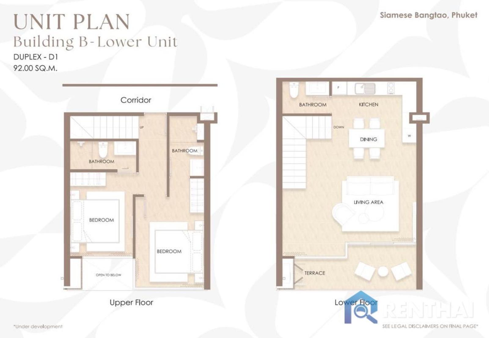 สำหรับ ขาย คอนโด 1 ห้องนอน ที่ Siamese Bangtao – รูปที่ 4